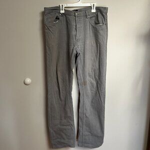 A.P.C. Mid-Rise Gray Straight Leg Jeans